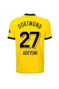 Fotbalové Dres Borussia Dortmund Karim Adeyemi #27 Domácí Oblečení 2023-24 Krátký Rukáv